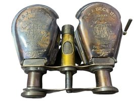 Antique Brass Monocular Maritime Vintage Nautical Binocular Telescope Gift Inst. - £25.32 GBP