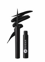 SUGAR Cosmetics Eye Warned You So! Double Matte Eyeliner01 Black Swan (Black) in - £15.22 GBP