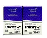 Graham Beauty True Wave End Papers  Super Jumbo 1000ct  3&quot;X4.25&quot;-2 Pack - $17.77