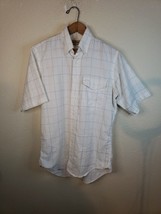 Vintage LL Bean Button Down Shirt Size LARGE Striped MAINE Single Needle... - £14.14 GBP