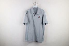 Nike Tiger Woods Mens Medium Spell Out Ohio State University Golf Polo Shirt - £30.99 GBP