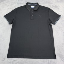 Callaway X Shirt Mens XL Black Polo Golf Short sleeve Casual - £17.79 GBP