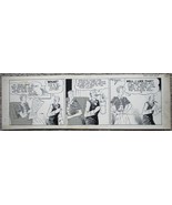 THE DAILYS Newspaper Daily Strip Original art 1/30/1948 STANLEY LINK - $1,362.66 MXN