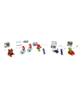 Lot of 6 Kinder Joy Surprise Egg Christmas Holiday Toy Ornament 1 Duplicate - $177.48 MXN
