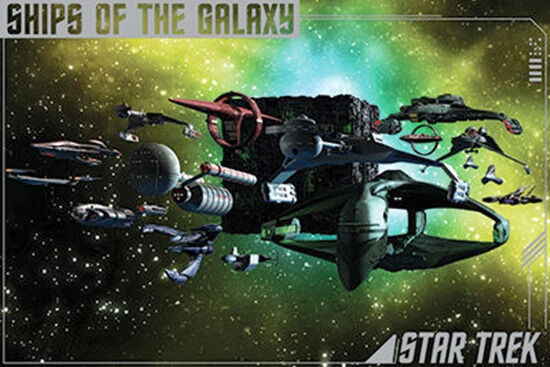 Primary image for Star Trek Enemy Ships of the Galaxy Images 24 x 36 Poster, NEW ROLLED