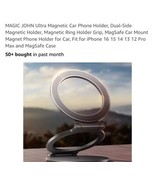  Ultra Magnetic Car Phone Holder, Dual-Side Magnetic Holder, Magnetic Ring  - $29.37 CAD
