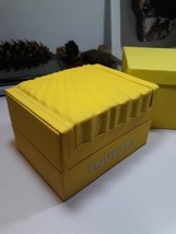 Invicta Mens Classic Watch Box Yellow Leather Cloth One Slot Medium Empt... - $180.07 MXN