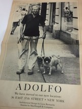 Fashion Designer Adolfo F. Sardina , and Photographer Tony Macgee , 1981... - £11.09 GBP