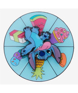 Disney Lilo and Stitch Wheel of Food Spinner Pizza Slices Stitch pin - £13.98 GBP
