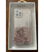 Nicole Miller iPhone 12/12pro Snap On Protective Case Star Rose Gold Gli... - $15.49 CAD