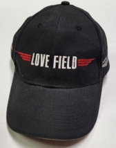 Trucker Hat Cap Love Field Hat Cap Black Strap Back - £9.55 GBP