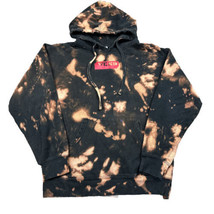 WKND Logo The Weeknd Hoodie Music Mens Medium Black Tie Dye Independent ... - £21.14 GBP