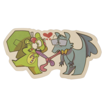 Nutty Sniffles Tongue Tied Hearts Love Happy Tree Friends Sticker - £2.36 GBP