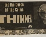 Thinner Vintage Movie Print Ad Joe Mantegna Kari Wuhrer TPA10 - £4.73 GBP