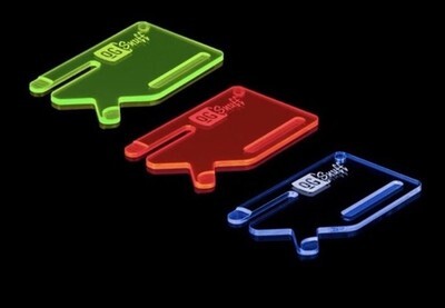 (1) One OG Snuff Card Multi Tool Translucent Blue Red or Green (UV) random color Item image 2