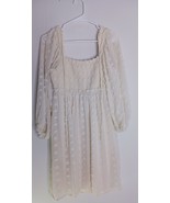 Listicle Cottage Core Cream Boat Neck Pullover Dress Women&#39;s Size M - $410.01 MXN