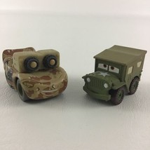 Disney Pixar Cars Mini Adventures Vehicles Sarge Desert Camo Lightning McQueen - £15.46 GBP