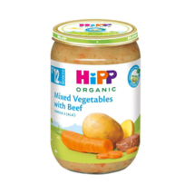 HiPP Mixed Vegetables With Beef Puree Jar - £9.90 GBP