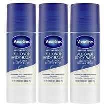 Vaseline Healing Jelly Moisturizing Stick for Dry Skin Body Oil, 1.4 oz 3 Pack - £21.67 GBP