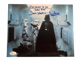 Dave Prowse Autographed 8x10 Inscription &quot;Dark Side&quot; JSA Darth Vader Star Wars - £678.57 GBP