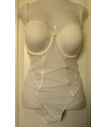 Le Mystere Sophia bodysuit underwire bra size 36E Pearl Style 3535 lace ... - $42.02 CAD