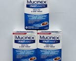 Mucinex Maximum Strength Fast Max Cold, Flu, 16 Liquid Gels 3 PK EXP07/24 - $22.55