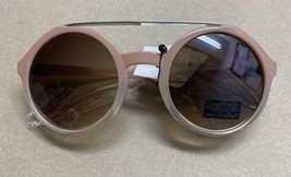 NWT Retro Rewind Oversized Round Circle Sunglasses Bar Womens Pink - $10.96