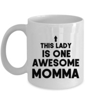 Awesome Momma Coffee Mug Mothers Day Funny Lady Tea Cup Christmas Gift For Mom - £12.66 GBP+