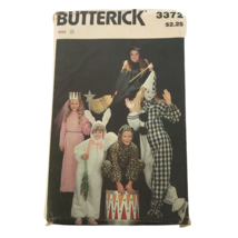 Butterick Sewing Pattern 3372 Girls Costume Rabbit Leopard Witch Clown 8... - $8.99