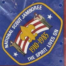 1985 National Boy Scout Jamboree Participate Neckerchief. BSA USA 1910-1985 - $7.54