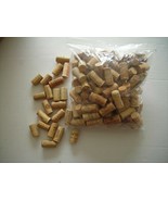 Lot of 120 WINE CORKS for Craft Project, all real. Fast shipping! - $16.34