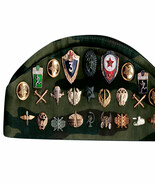 Russe Authentique Pilotka Chapeau Avec / Badges Camouflage - $27.07