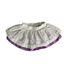 Disney Collection Princess Belle Cinderella Size 24 Mon Eyelet Skirt Wit... - $14.74
