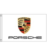 Porsche Flag White 3X5 Ft Polyester Banner USA 90x150cm - £14.05 GBP