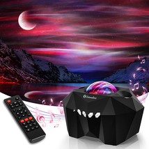  Aurora Lights Star Projector, Galaxy Projector with Remote Control - £40.09 GBP