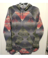 Chaps Southwestern Waffle Thermal Hoodie Women&#39;s Medium - £18.51 GBP