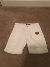 Trukfit Boys White Jean Shorts Pockets Size 5 - $30.69