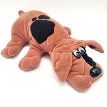 Tonka 16 in Pound Puppy 1985 Plush Brown with Black Spots Stuffed Animal Vintage - $35.27