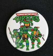 Vintage Teenage Mutant Ninja Turtles 1.5&quot; Pinback Button  - £3.46 GBP