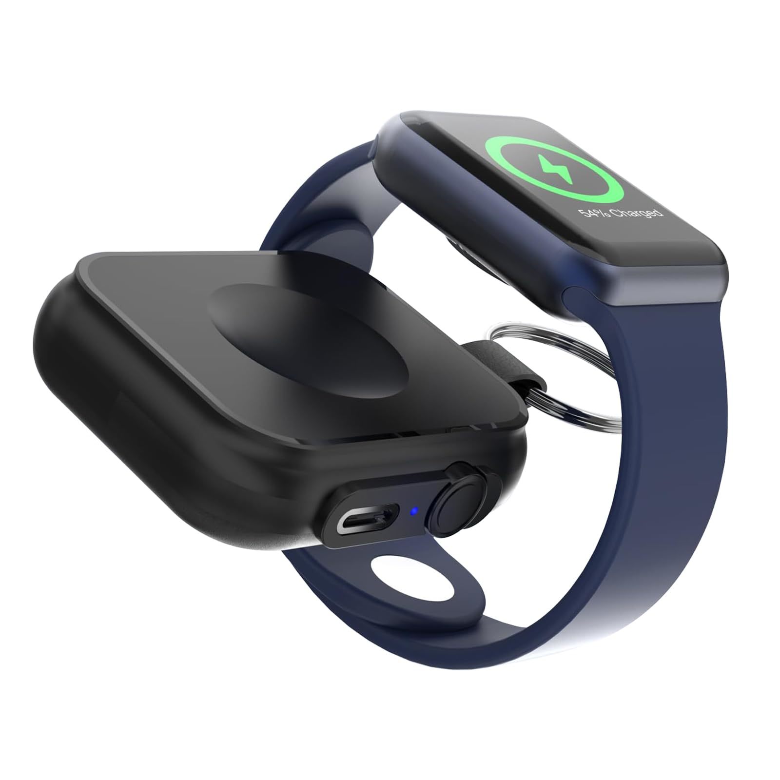 PEAPOLET Portable Charger for Apple Watch Charger 1200mAH Key Chain Watch Charg