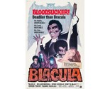1972 Blacula Movie Poster 11X17 William Marshall Vonetta McGee Horror  - $11.67