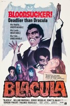1972 Blacula Movie Poster 11X17 William Marshall Vonetta McGee Horror  - £9.15 GBP