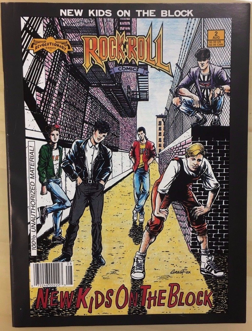 ROCK N&#39; ROLL COMICS MAGAZINE #2 New Kids On The Block (1990) Revolutiona... - $7.43