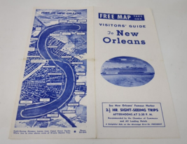 Travel Brochure Visitor Guide New Orleans Steamer President Downtown Map... - £11.43 GBP