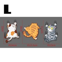 3pcs Funny Pet Cat Car Sticker Climbing Cats  Styling Stickers Decoration Car Bo - £41.27 GBP