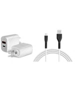 18W Wall Ac Home Charger+10Ft Usb Cord For Samsung Galaxy Tab A 8 Sm-T35... - $28.99