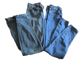 girls jeans 2 pair size 5 &amp; ? (jeans/a) - $3.60