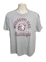 Mississippi State Bulldogs Adult Large Gray TShirt - £11.69 GBP