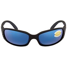 Costa Del Mar BR 11 OBMP Brine Sunglasses Matte Black Blue Mirror 580P 59mm - $128.99