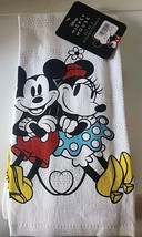 Disney NEW Mickey and Minnie Mouse 2 PACK KITCHEN TOWELS Color  100% Cotton - $16.82